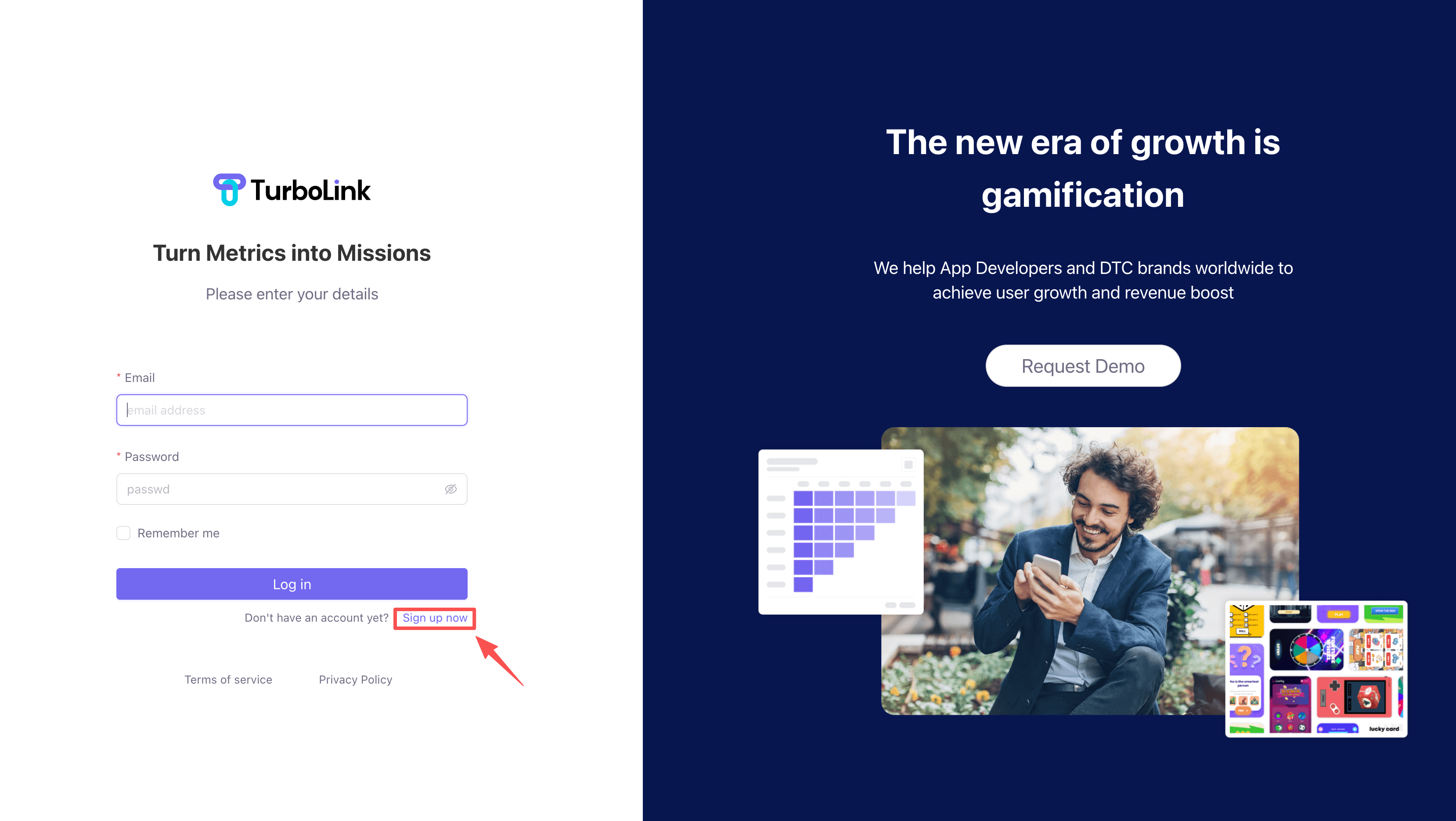 步骤一:点击注册按钮